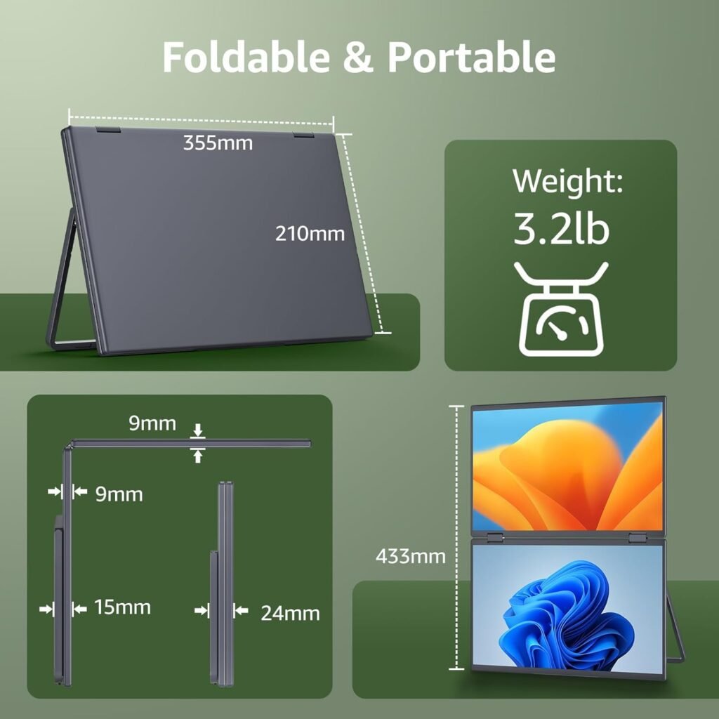 Cocopar Portable Monitor Review: Cocopar Portable Monitor for Laptop - 15.6 Inch 1080P FHD HDR Travel Monitor with USB-C HDMI for Laptop PC Mac Surface Xbox PS4/5, VESA Mountable