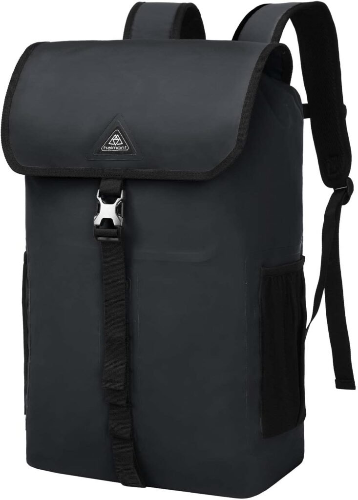 best waterproof camera bags: Haimont Roll Top Backpack Waterproof Dry Bag Floating Rolltop Flap Closure Dry Backpack for SUP, Kayaking, Rafting, Boating